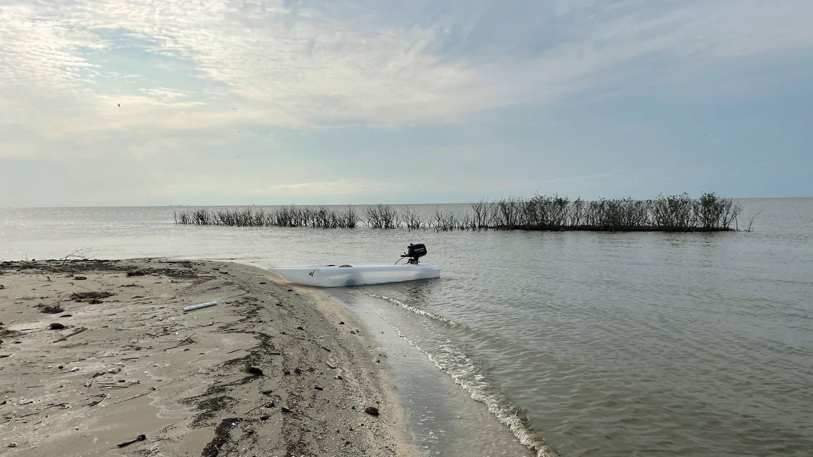 Wavewalk S4 microskiff in south Louisiana