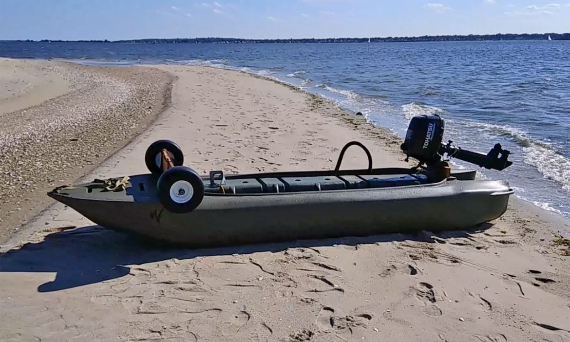The Wavewalk S4 microskiff is the best boat for Texas anglers
